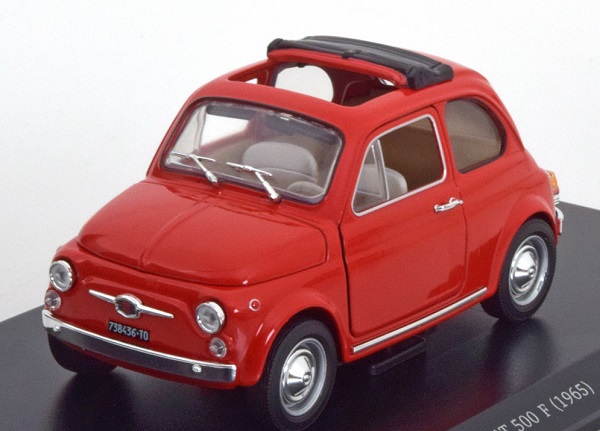 Модель 1:24 FIAT 500 F - red